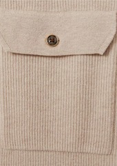 Reiss Parsons Wool Button-Front Top