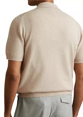 Reiss Parsons Wool Button-Front Top