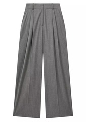 Reiss Otis Wide-Leg Wool-Blend Pants