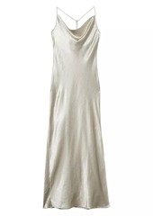 Reiss Paisley Metallic Slip Dress