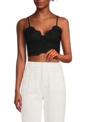 Reiss Penny Lace Crop Top