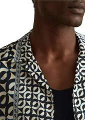Reiss Prentice Abstract Camp Shirt