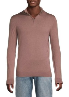 Reiss Quarter-Zip Wool Sweater