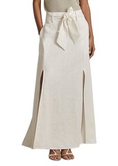 Reiss Abigail Linen A Line Skirt