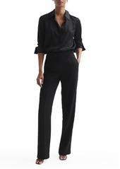 Reiss Aleah High Waist Straight Leg Trousers