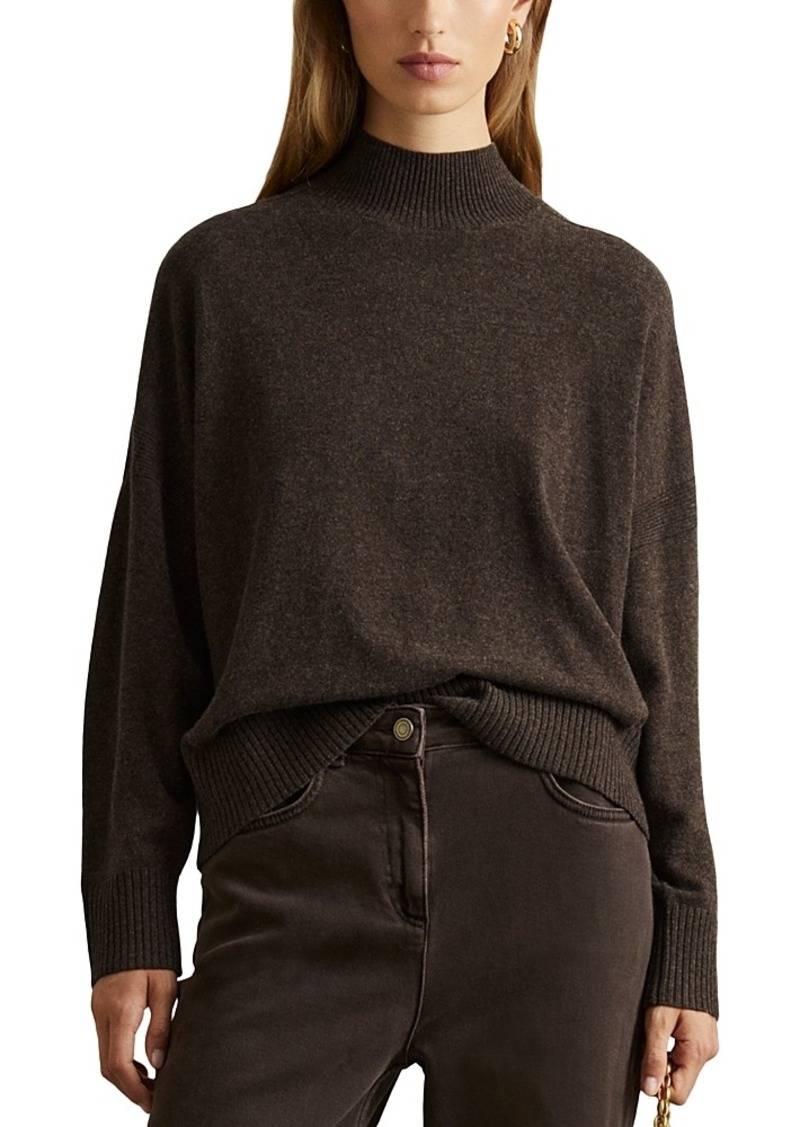 Reiss Alicia Knitted Funnel Neck Sweater