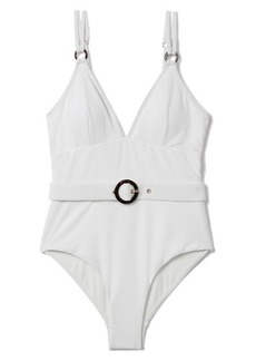 Reiss Alora Belted One-Piece Swimsuit