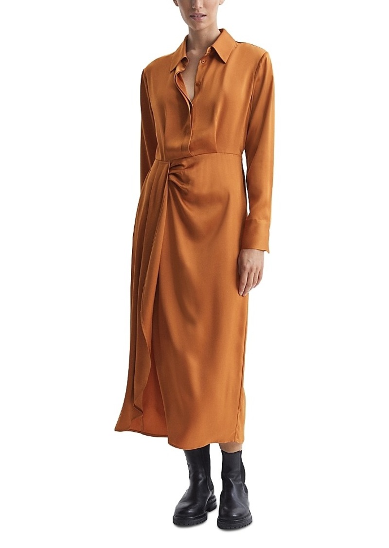 Reiss Arabella Midi Shirt Dress