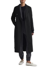 Reiss Arla Belted Double Breasted Wool Blend Coat