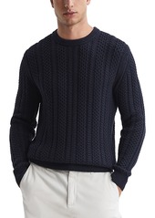 Reiss Arlington Slim Fit Cable Knit Crewneck Sweater