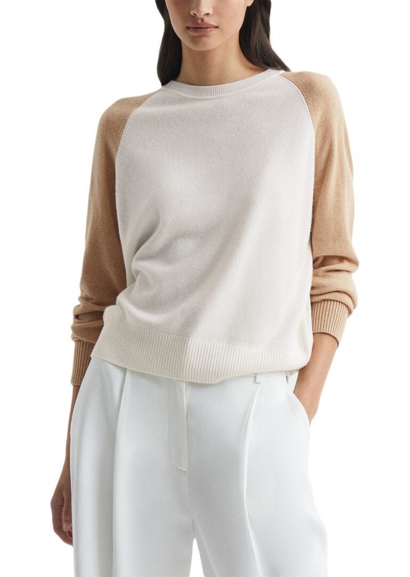 Reiss Audrey Colorblock Wool & Cashmere-Blend Jumper