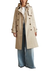 Reiss Azura Hooded Trench Coat