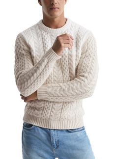 Reiss Bankside Alpaca & Wool-Blend Crew Chunky Sweater