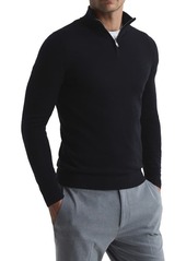 Reiss Blackhall Quarter Zip Wool Sweater