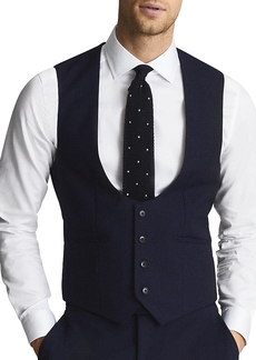 Reiss Bold Solid Slim Fit Suit Vest