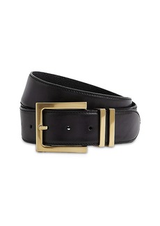 Reiss Brompton Women's Angular Leather Belt