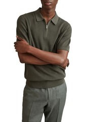 Reiss Burnam Half Zip Polo