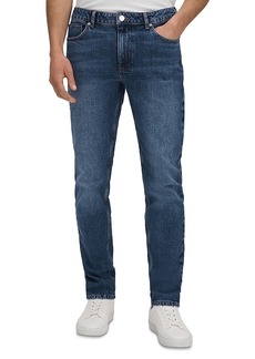 Reiss Calik-Washed Slim Fit Jeans in Mid Blue Wash