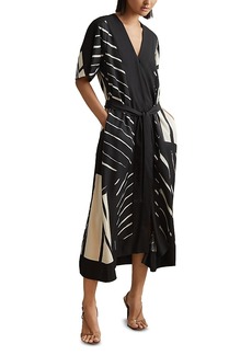 Reiss Cami Stripe Print Dress