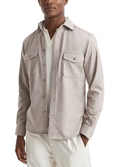Reiss Chaser Long Sleeve Button Front Shirt