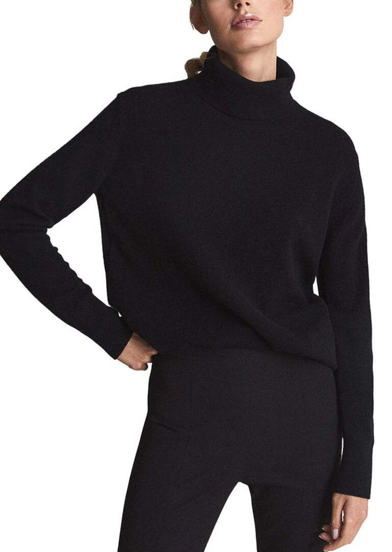 Reiss Coleen Cashmere Roll Neck Jumper