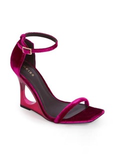 Reiss Cora Ankle Strap Wedge Sandal