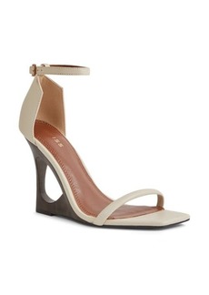 Reiss Cora Ankle Strap Wedge Sandal