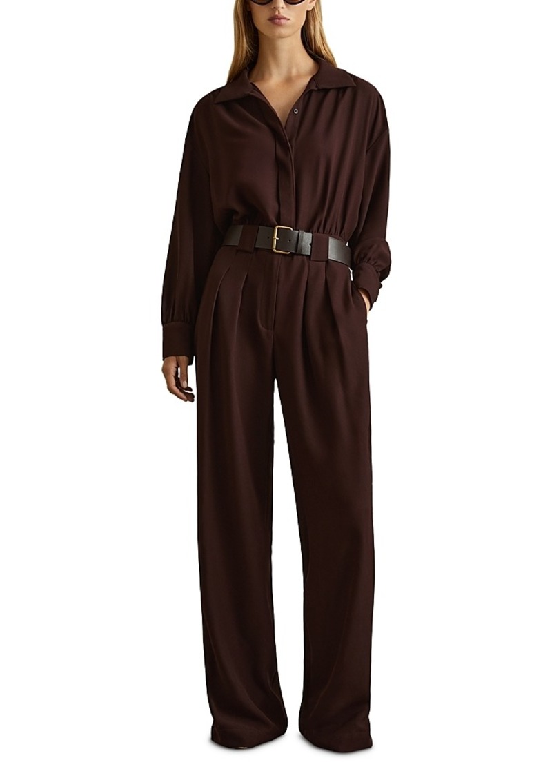 Reiss Czara Belted Jumpsuit