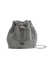 Reiss Demi Chainmail Crystal Mini Drawstring Bag