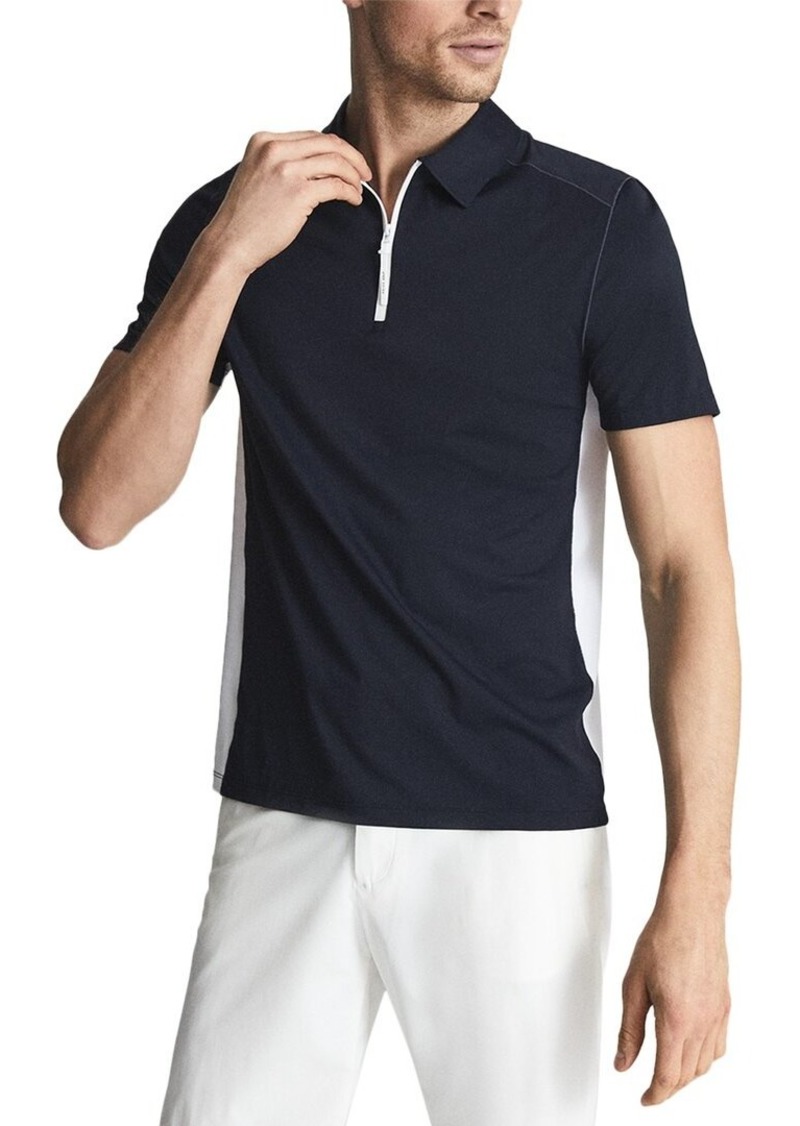 Reiss Drake 1/2-Zip Stretch Polo