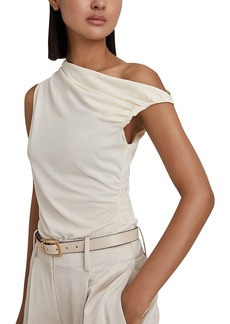 Reiss Dylan Sleeveless Ruched Top