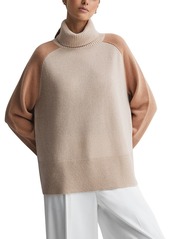 Reiss Edina Color Blocked Roll Neck Sweater