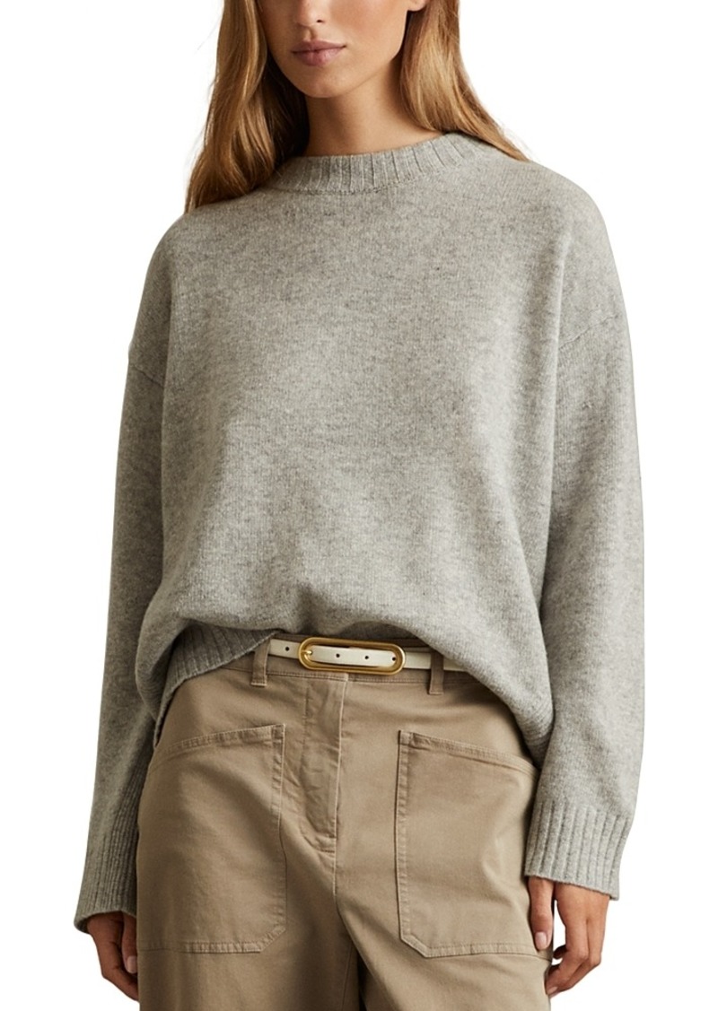 Reiss Elena Cashmere Blend Crewneck Sweater