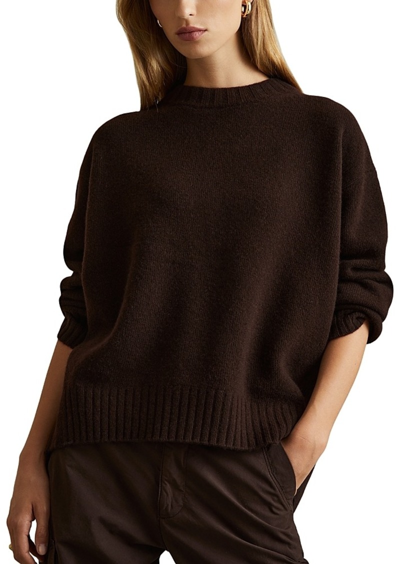 Reiss Elena Wool Blend Rib Knit Sweater