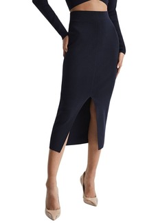 Reiss Erin Knitted Midi Skirt