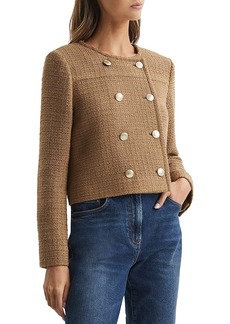 Reiss Esmie Cropped Double Breasted Jacket