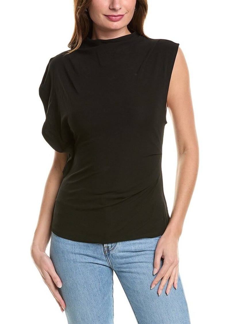 Reiss Eva Asymmetric Draped Top