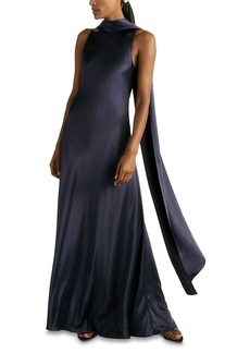 Reiss Fae Satin Maxi Dress