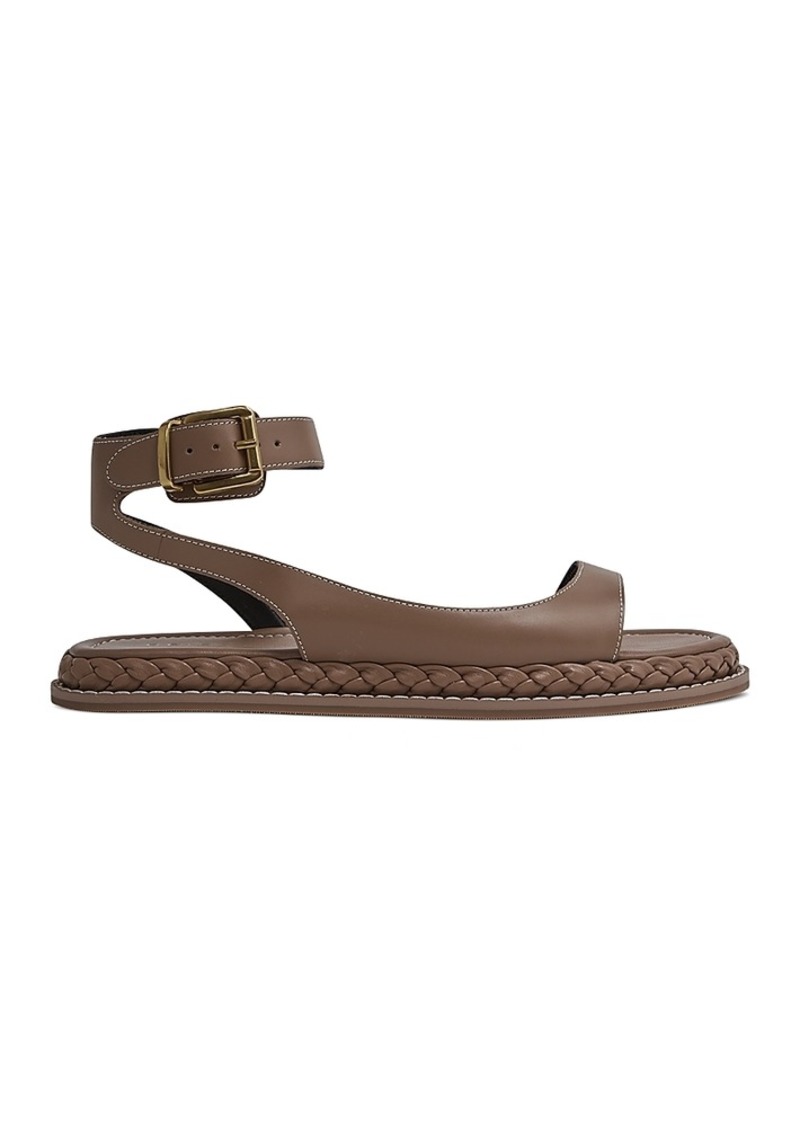 Reiss Gabi Plaited Flat Sandals