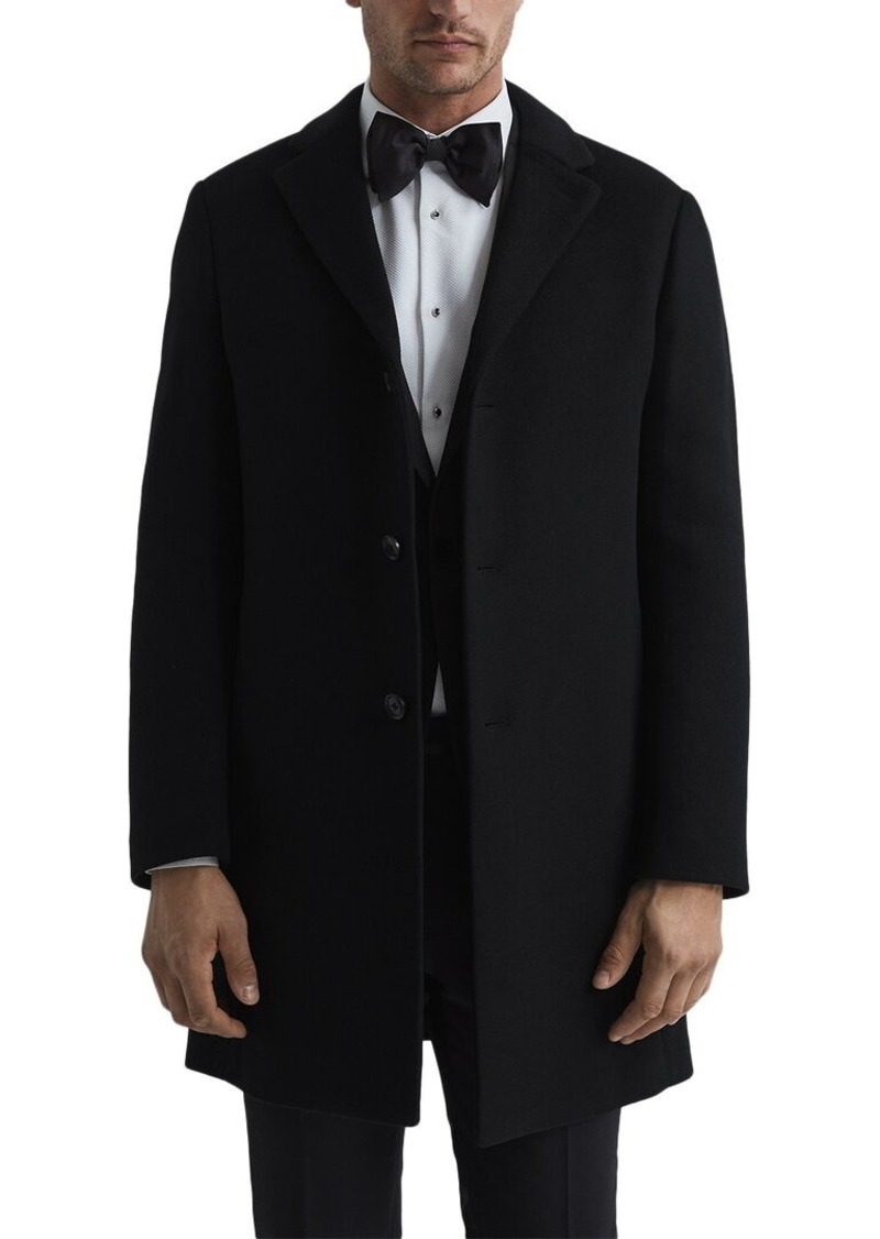 Reiss Gable Wool-Blend Epsom Overcoat