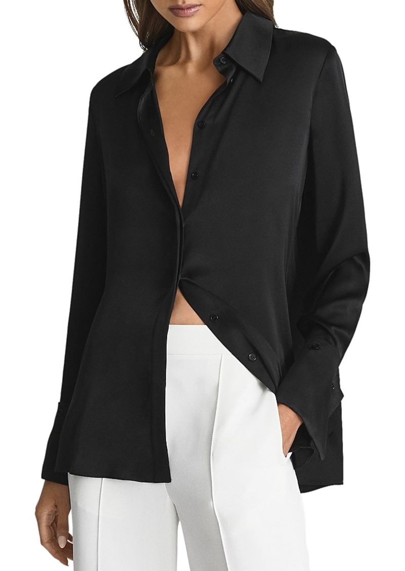 Reiss Hailey Silk Shirt