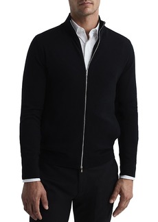 Reiss Hampshire Long Sleeve Merino Full Zip Sweater
