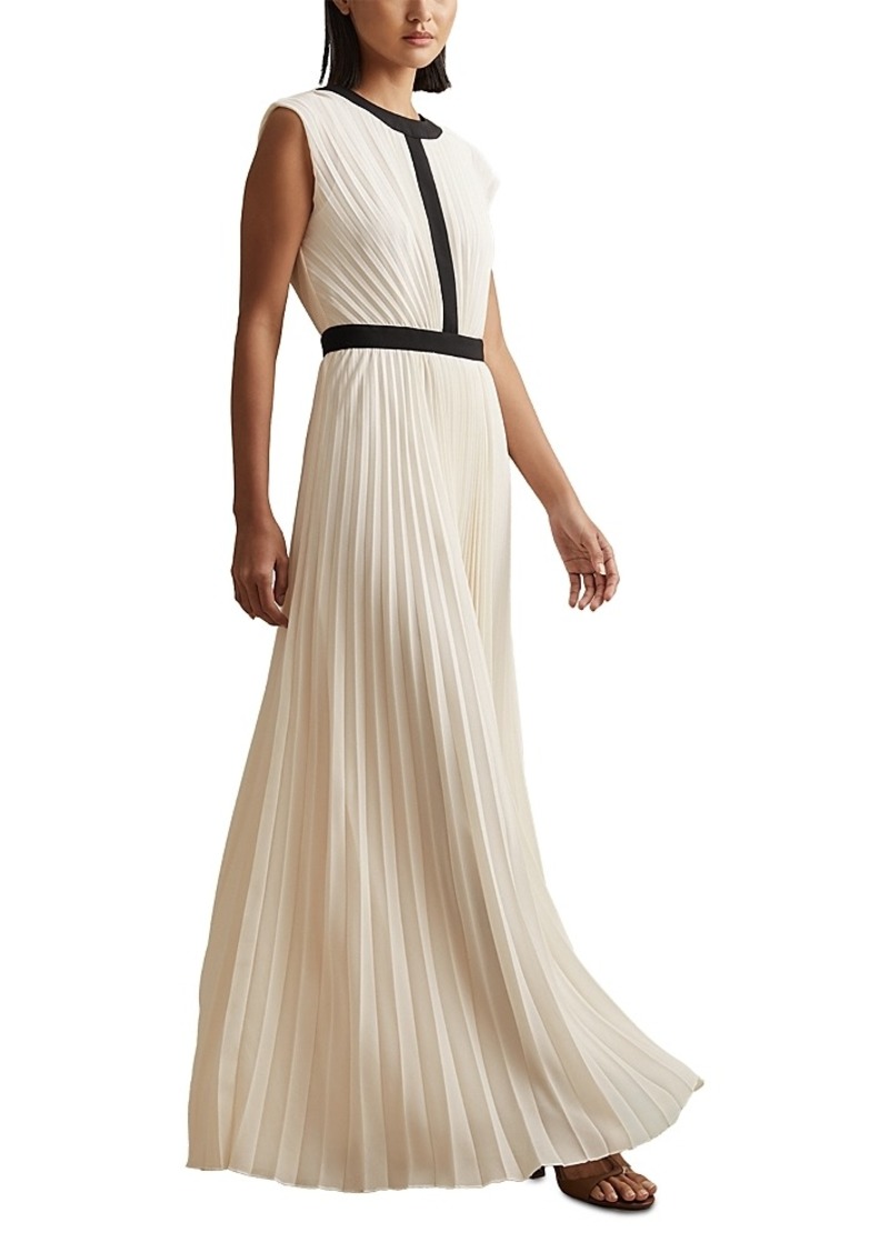 Reiss Harley Pleated Occasion Maxi Dress