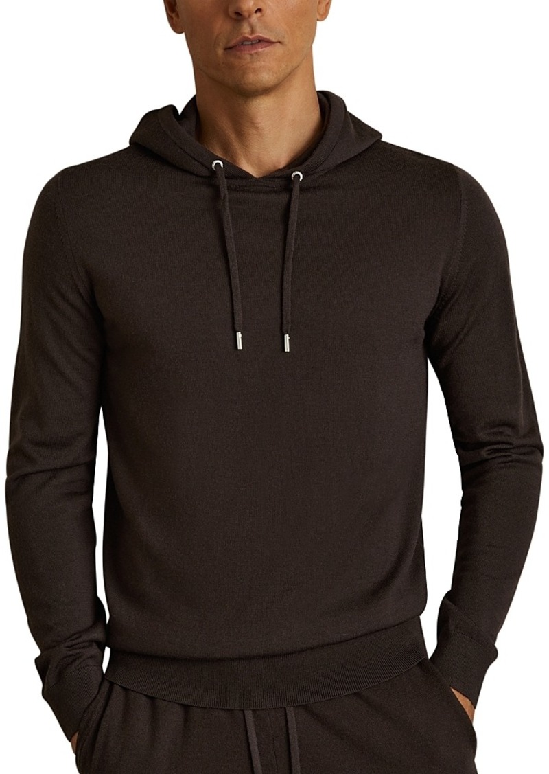 Reiss Holland Textured Sweater Hoodie