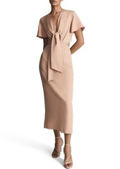 Reiss Iona Cutout Detail Dress in Blush at Nordstrom