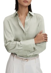 Reiss Irina Silk Button-Up Shirt