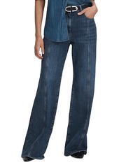 Reiss Juniper Flare Jeans in Dark Blue