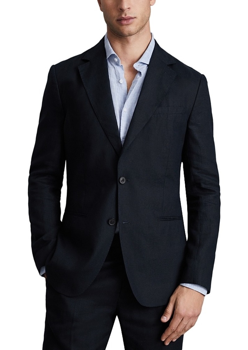 Reiss Kin Slim Fit Linen Blazer