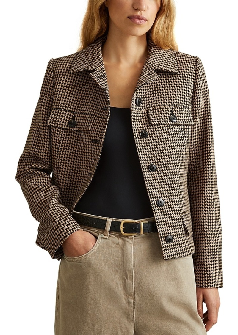 Reiss Lena Check Jacket