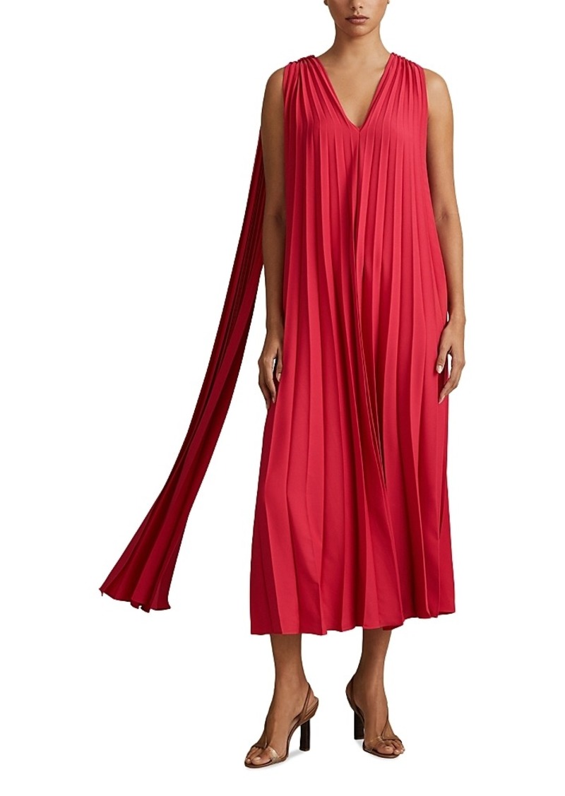 Reiss Loreli Pleated Maxi Dress